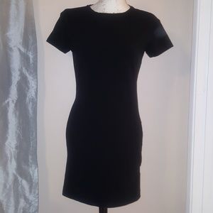 Black t-shirt dress